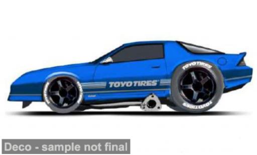 Diecast model cars Chevrolet Camaro IROC -Z blue 1988 1/64 Maisto