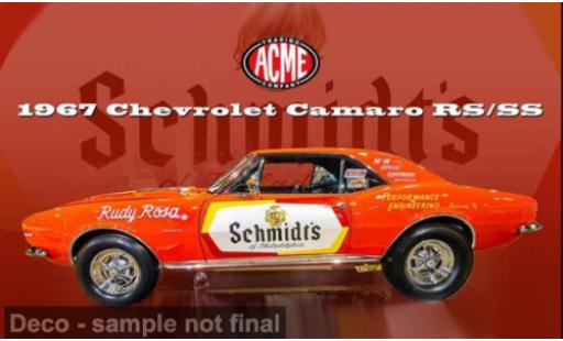 Diecast model cars Chevrolet Camaro RS /SS 1967 Schmidt's Drag Team 1/18 ACME