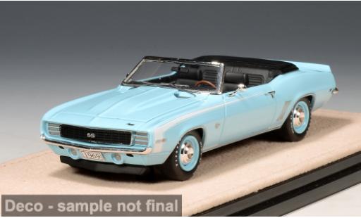 Diecast model cars Chevrolet Camaro RS /SS blue 1969 1/43 Stamp Models