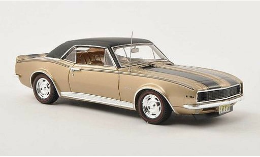 Chevrolet Camaro Z28 1/43 Spark gold/black/matt-black 1967 diecast model cars
