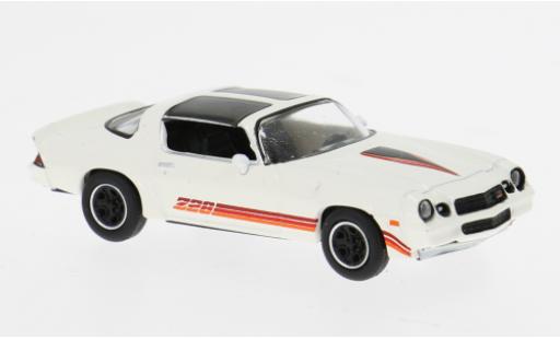 Diecast model cars Chevrolet Camaro Z28 white 1980 1/87 Brekina
