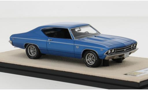 Diecast model cars Chevrolet Chevelle SS 39 blue 1/43 Stamp Models
