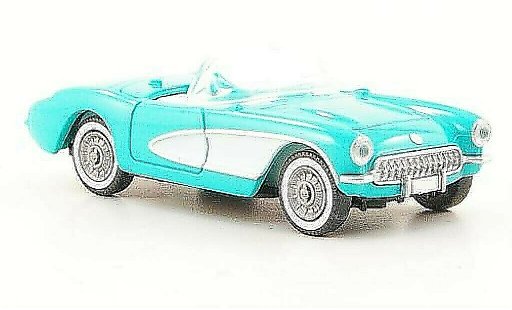 Chevrolet Corvette Convertible 1/87 Wiking C1 (C1) turquoise diecast model cars