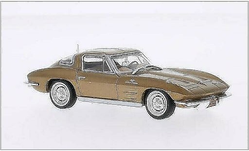 Chevrolet Corvette Stingray 1/43 WhiteBox C2 gold 1963 diecast model cars