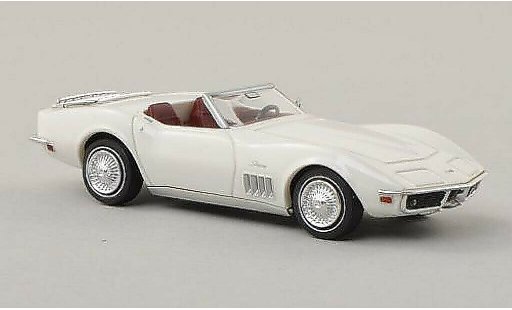 Chevrolet Corvette Convertible 1/87 Brekina C3 white diecast model cars