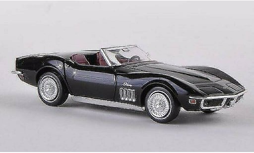 Chevrolet Corvette Convertible 1/87 Brekina C3 black diecast model cars