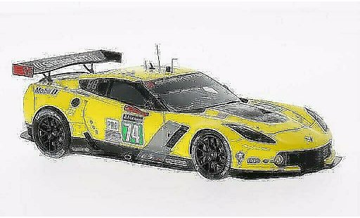 Chevrolet Corvette Racing (.R) 1/43 Spark C7 C7.R No.74 24h Le Mans 2014 /R.Westbrook diecast model cars