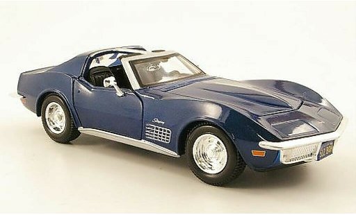 Chevrolet Corvette Coupe 1/24 Maisto C3 blue 1970 diecast model cars