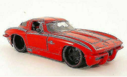 Chevrolet Corvette Stingray 1/24 Jada Toys C2 Sting Ray red 1963 diecast model cars