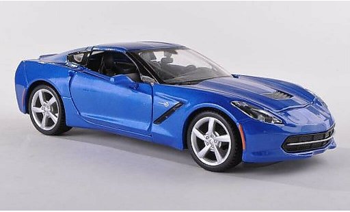 Chevrolet Corvette Coupe 1/24 Maisto C7 (C 7) blue 2014 diecast model cars