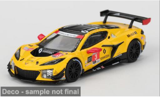 Diecast model cars Chevrolet Corvette Z06 GT3.R 24h Daytona 2025 #3 P.Miller 1/64 Mini GT