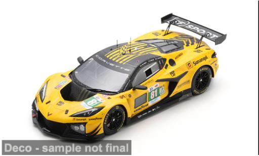 Diecast model cars Chevrolet Corvette Z06 LMGT3 24h Le Mans 2025 #81 T.van Rompuy/R.Andrade 1/18 Spark