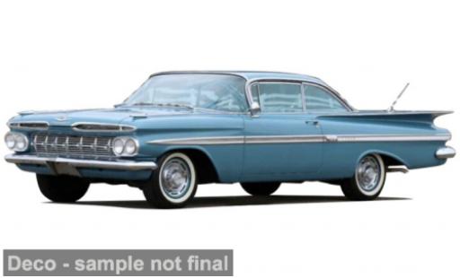 Diecast model cars Chevrolet Impala Sedan blue 1959 1/24 Maisto