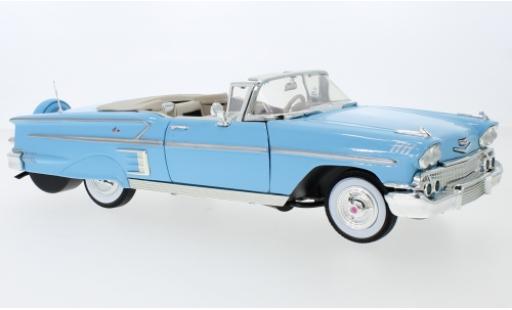 Diecast model cars Chevrolet Impala Convertible Convert blue 1/18 Motormax