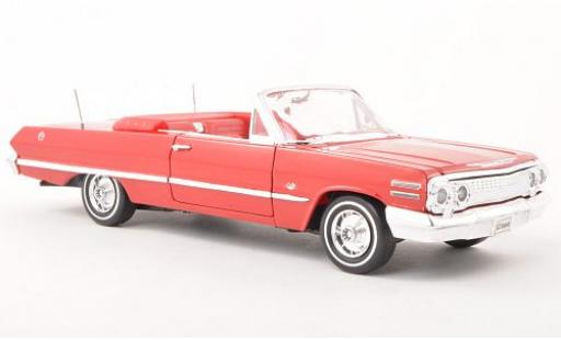 Diecast model cars Chevrolet Impala Convertible Convert red 1/24 Welly