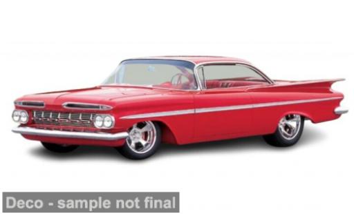 Diecast model cars Chevrolet Impala Sedan red 1959 1/24 Maisto