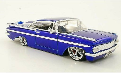 Chevrolet Impala tuning 1/24 Jada Toys blue 1959 diecast model cars