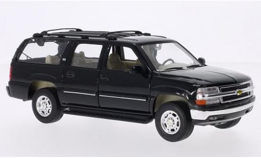 Diecast model cars Chevrolet Suburban suv black 1/24 Welly