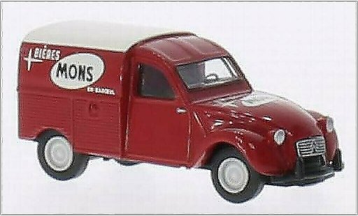 Citroen 2CV Fourgonnette 1/87 Brekina AZU Mons Biere (B) diecast model cars