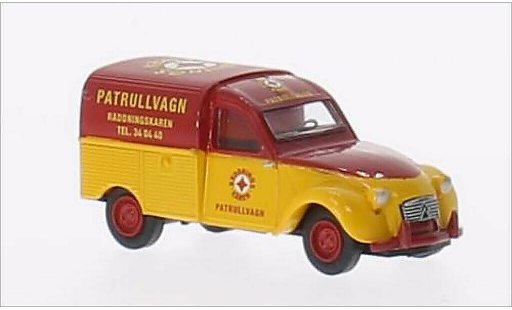 Citroen 2CV Fourgonnette 1/87 Brekina AZU Patrullvagn (S) diecast model cars