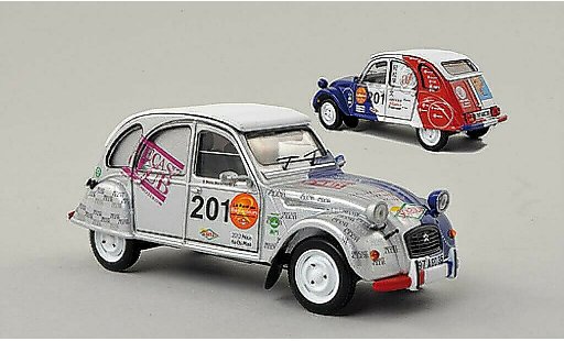 Citroen 2CV course 1/43 IXO No.201 Rally Raid Beijing / Ho Chi Minh 2013 diecast model cars