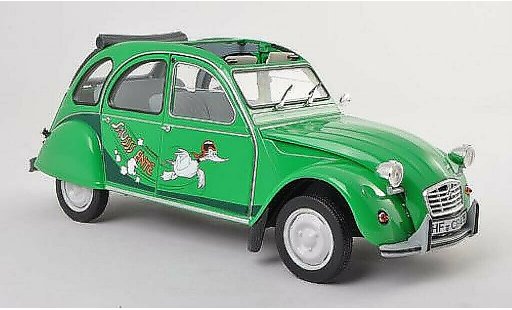 Citroen 2CV V6 1/18 Norev Club Sausss Ente green 1987 diecast model cars