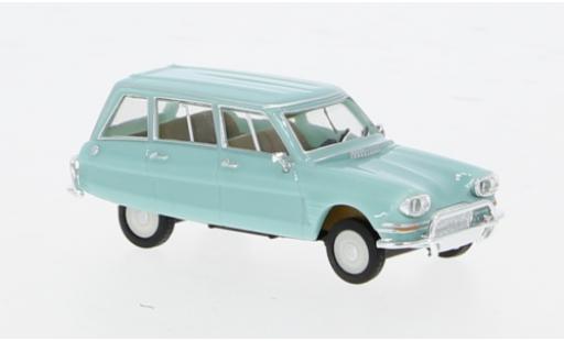Diecast model cars Citroen Ami 6 Break Estate turquoise 1/87 Herpa
