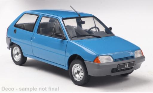 Diecast model cars Citroen AX Berline blue 1/24 WhiteBox