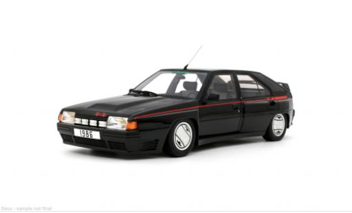 Diecast model cars Citroen BX 4TC Serie 200 black/Dekor 1985 1/18 Ottomobile