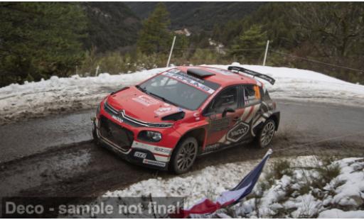 Diecast model cars Citroen C3 Rally2 Rally Monte Carlo 2026 #20 L.Rossel/G.Mercoiret 1/43 IXO