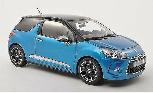 DS Automobiles DS3 Berline 1/18 Norev blue/black 2011 diecast model cars