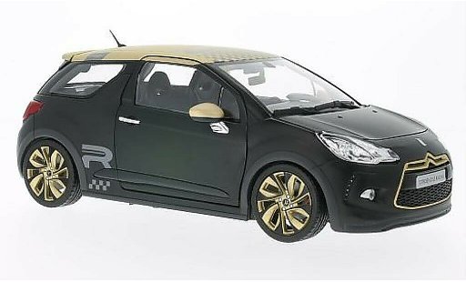 DS Automobiles DS3 Racing 1/18 Norev matt-black with Golddeko 2013 diecast model cars