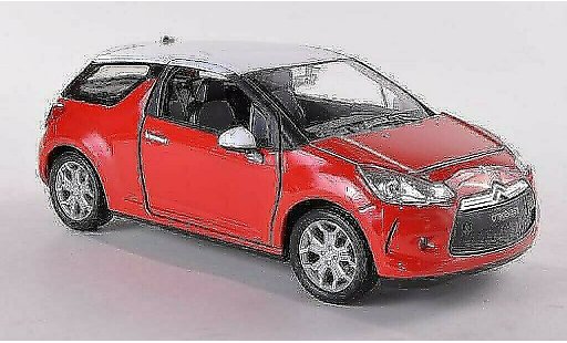 DS Automobiles DS3 Berline 1/24 Welly red/white diecast model cars