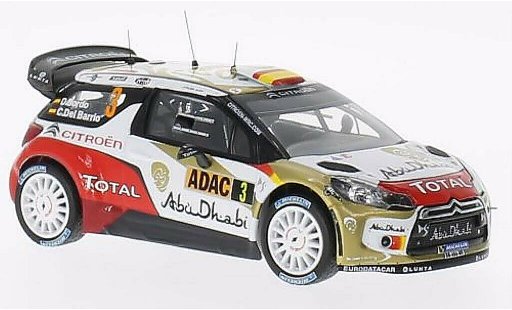 DS Automobiles DS3 WRC 1/43 IXO No.3 Abu Dhabi Rally Germany 2013 /C.Del diecast model cars
