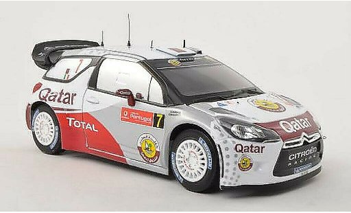 DS Automobiles DS3 WRC 1/18 Norev No.7 Qatar Rally Portugal 2012 diecast model cars