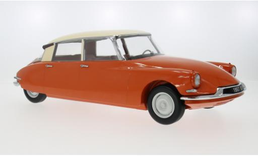 Diecast model cars Citroen ID 19 Berline orange 1/12 Norev