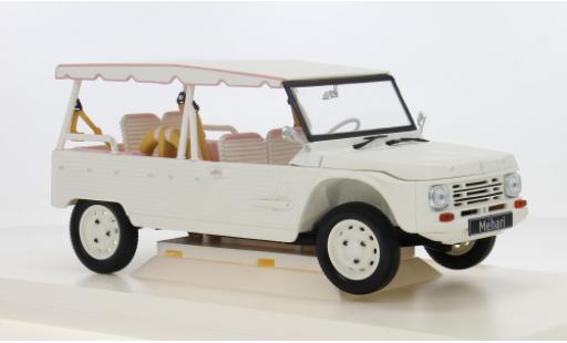 Diecast model cars Citroen Mehari Berline white/pink 2023 1/18 Norev