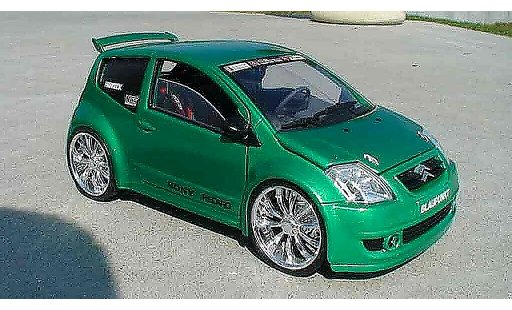 Citroen C2 tuning 1/18 Solido vts jantes 18 pouces diecast model cars