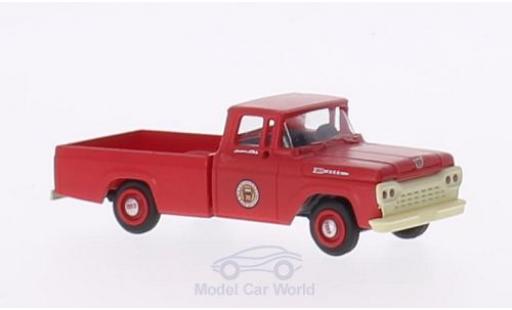 Diecast model cars Ford F-100 Pickup 00 Pennsylvania Rail Road 1960 with Hy-Line-Gleisaufsatzr&Atilde;&curren;dern 1/87 Classic Metal Works