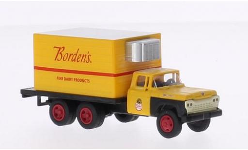 Diecast model cars Ford F-500 Box Truck Bordens 1960 1/87 Classic Metal Works
