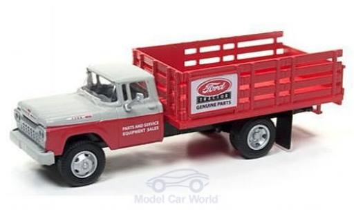 Diecast model cars Ford Stake Bed Truck Flotte red/grey Tractor Parts 1960 1/87 Classic Metal Works