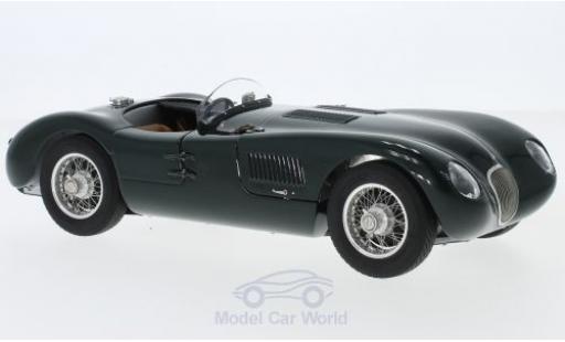 Diecast model cars Jaguar C-Type Base green RHD 1952 1/18 CMC