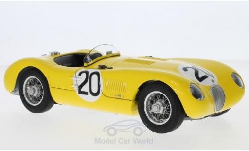 Diecast model cars Jaguar C-Type Course RHD No.20 Racing Team 24h Le Mans 1953 R.Laurent/C.de Tornaco 1/18 CMC