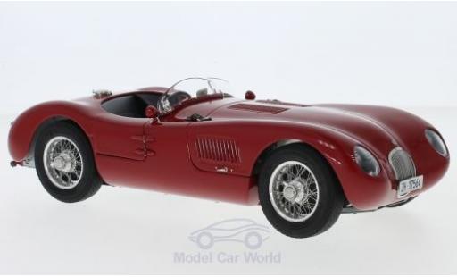 Diecast model cars Jaguar C-Type Base red RHD 1952 XKC 023 aktueller Zustand Dr. Christian Jenny 1/18 CMC