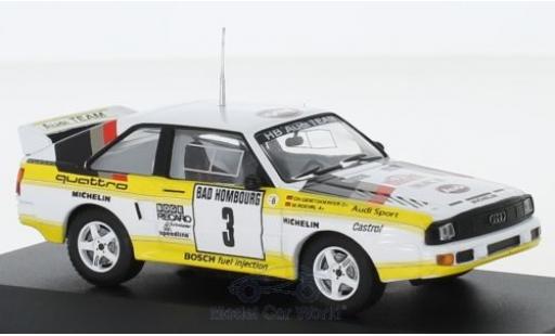Diecast model cars Audi Sport Quattro rallye No.3 HB Team HB Rally WM Rally Monte Carlo 1985 with Decals W.R&Atilde;&para;hrl/C.Geistd&Atilde;&para;rfer 1/43 CMR