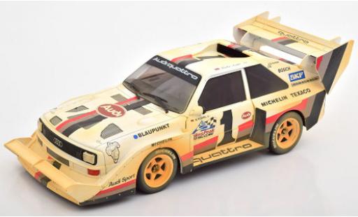 Diecast model cars Audi Sport Quattro s1 e2 No.1 Sport International Hill Climb Pikes Peak 1987 avec pistes de course W.R&Atilde;&para;hrl 1/18 CMR