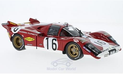Diecast model cars Ferrari 512 S No.16 24h Le Mans 1970 G.Moretti/C.Manfredini 1/18 CMR