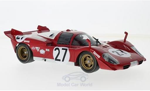 Diecast model cars Ferrari 512 S No.27 24h Daytona 1970 J.Ickx/P.Schetty 1/18 CMR