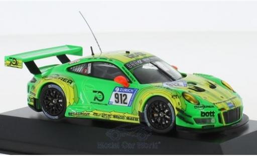 Diecast model cars Porsche 911 GT3 R No.912 Manthey 24h N&Atilde;&frac14;rburgring 2018 .Lietz/P.Pilet/F.Makowiecki/N.Tandy 1/43 CMR