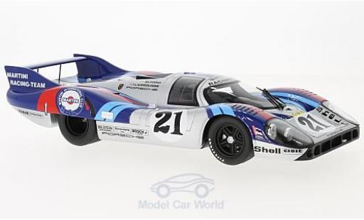 Diecast model cars Porsche 917 1971 LH No.21 Martini Racing Team 24h Le Mans G.Larrousse/V.Elford 1/18 CMR
